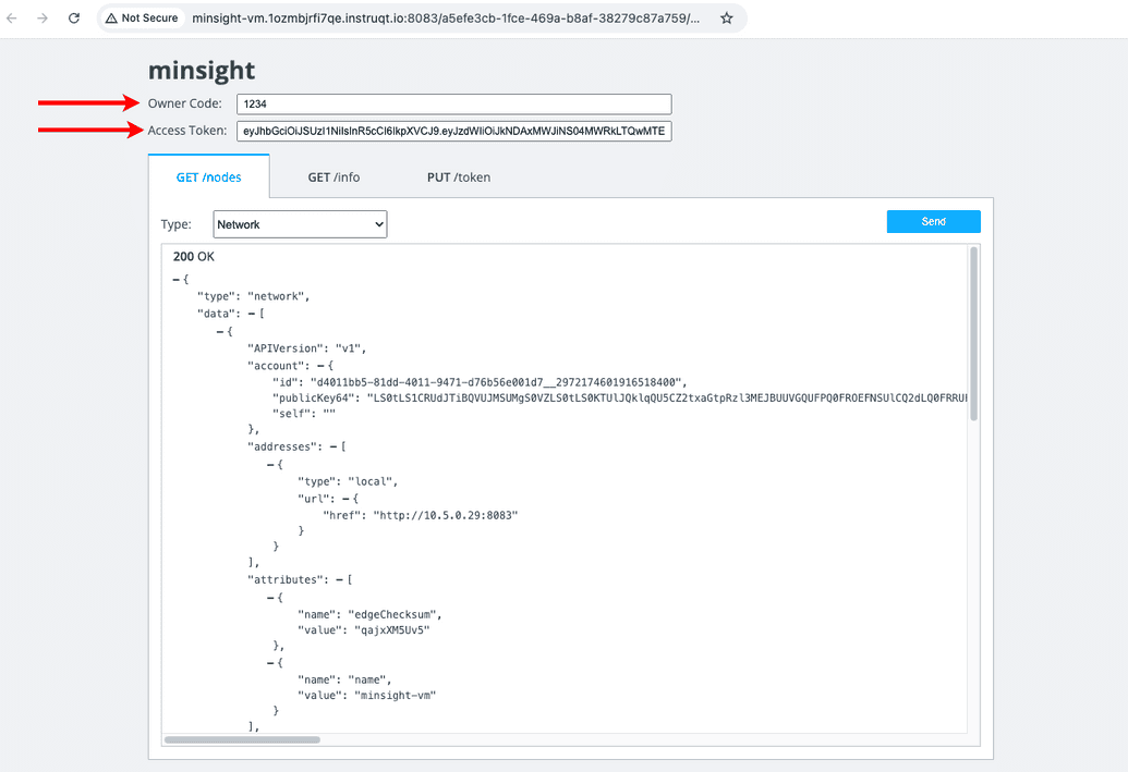 mInsight service discovery